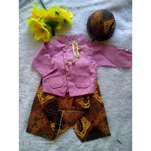 beskap/basofi bayi warna lilac/ asli realpict
