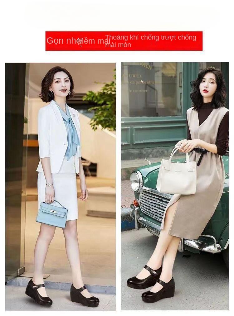 Product Introduction of Giày Da Nữ, Da Thật, Giày Đế Xuồng, Đế Mềm, Thích Hợp Cho Mẹ, Giày Da Nữ Trung Người Già Và Cao Tuổi, Thoải Mái, Hàng Mới Về 2