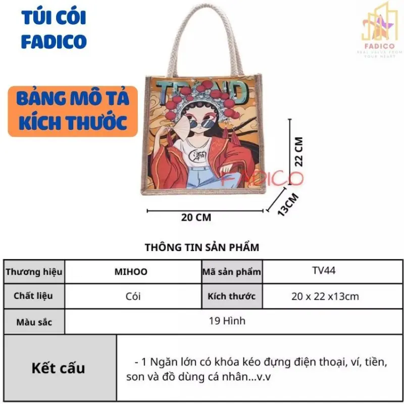 Túi cói mini,Túi xách nữ,túi xách mini vải cói phong cách VINTAGE, phù hợp đi làm đi chơi, thân thiện với môi trường 7