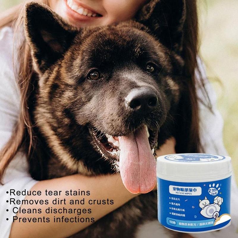 Product Introduction of justzzs Convenient No Irritation Pet Eye Wipes Eyes Tear Stain Remover Ear Cleaning Wipes Pet Wipes Pet Cleaning Paper Towels Cats And Dogs Universal 19