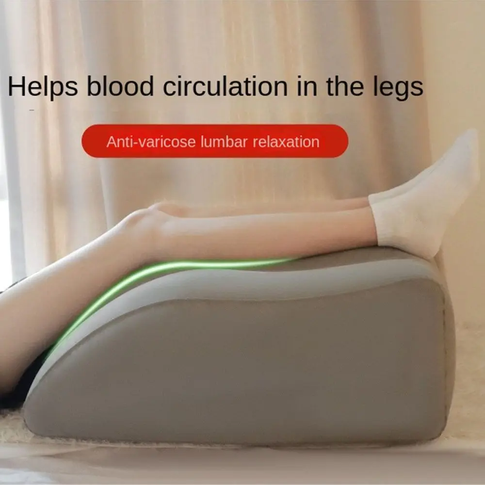 Multifunctional Comfort Leg Lift Pillow Foot Relax Washable Leg Wedge Pillow Knee Cushion Inflatable Wedge Pillow Travel