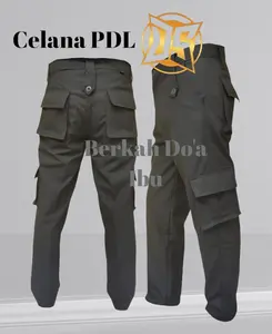 Celana PDL coklat untuk satpam security polri brimob Celana PDL panjang SMP SMA Dewasa (DRILL) Seragam sekolah