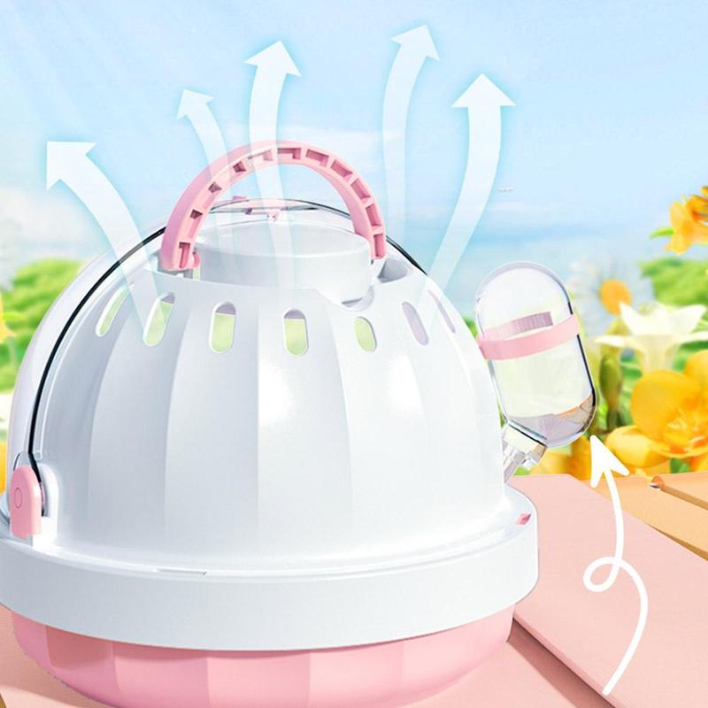 Product Introduction of Hamster Cage Exterior Cage Portable Exterior Cage Honey Bag Weasel Twiggy Rat Golden Bear Panoramic Exterior Bag Small Pet Supplies 32