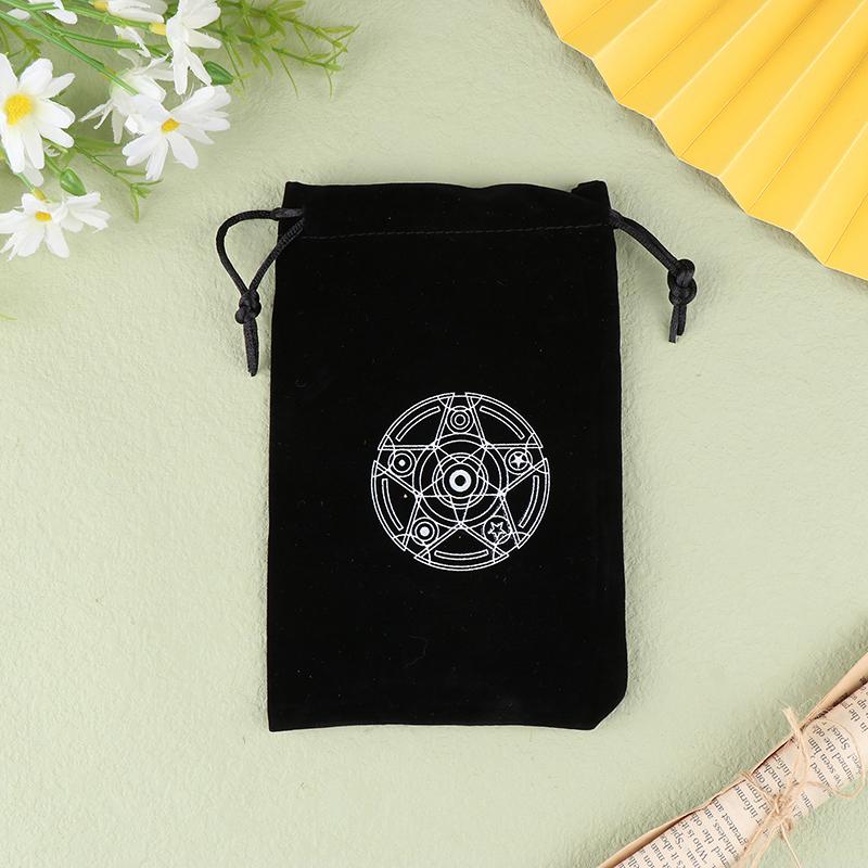 Product Introduction of [MMG]1Pc Velvet Tarots Oracle Cards Storage Bag Runes Constellation Witch Divination Accessories Jewelry  Bag Drawstring Pouch 29