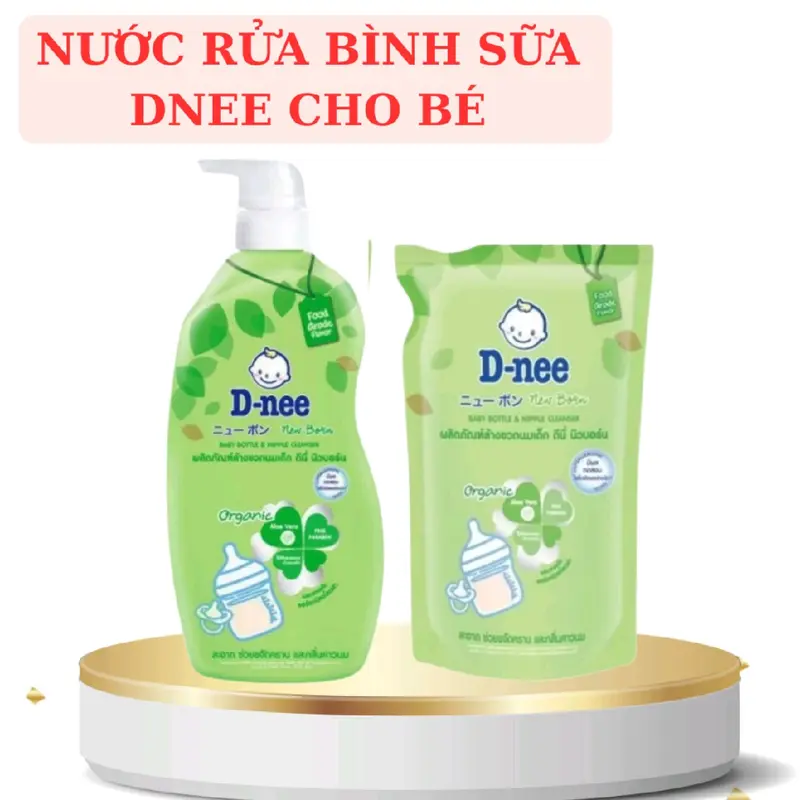 Nước Rửa Bình Sữa Dnee Oganic Hữu Cơ Thái Lan Cho Bé nuoc ruabinh 5