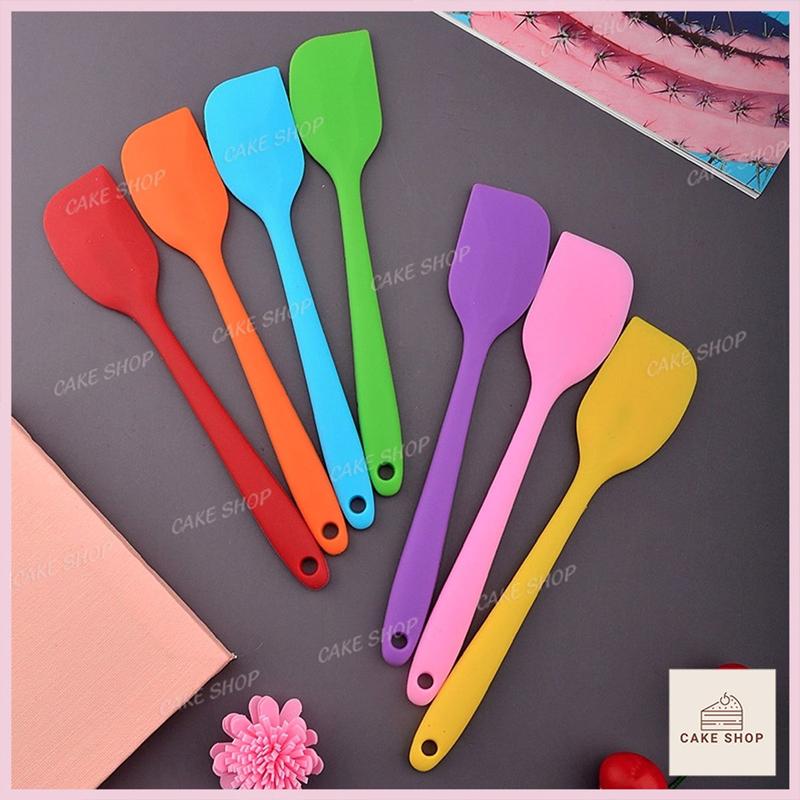 Chổi Phới Dẹt Spatula Silicon Trộn Bột, Vét Bột, Đánh Bột, Phết Kem - Phới Làm Bánh Chịu Nhiệt