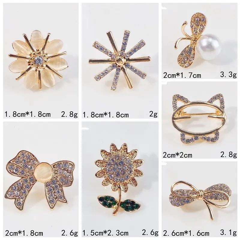 Set 4-5 ghim cài áo, cài quần cạp cao xinh xắn, dễ thương 4