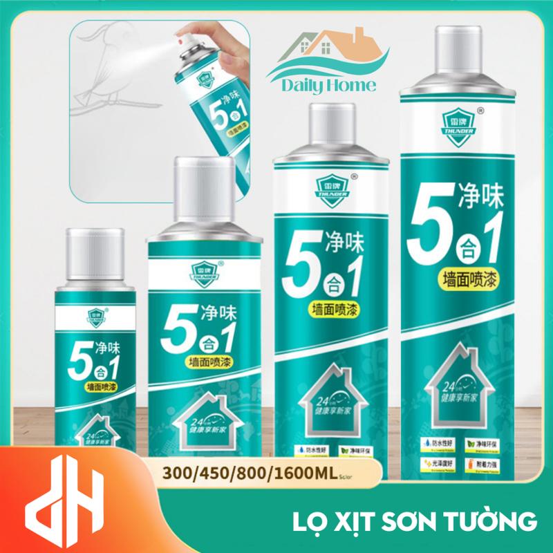 Bình Xịt Sơn Sửa Tường Nhà 1600ML - Làm Sạch Nhanh Tường Bị Vẽ Bẩn, Nấm Mốc, Vết Bẩn Cứng Đầu, Vết Ố Vàng 1