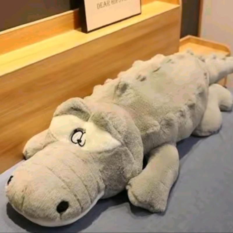 Gấu Bông Cá Sấu gai Lông Xù.siez khổ vải 1m2 và 1m6..Toy Thú Bông