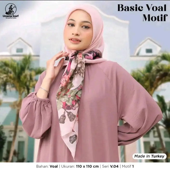 Aneka Jilbab Premium / Pashmina Silk Muslim Turki Voal Katun Kerudung 8