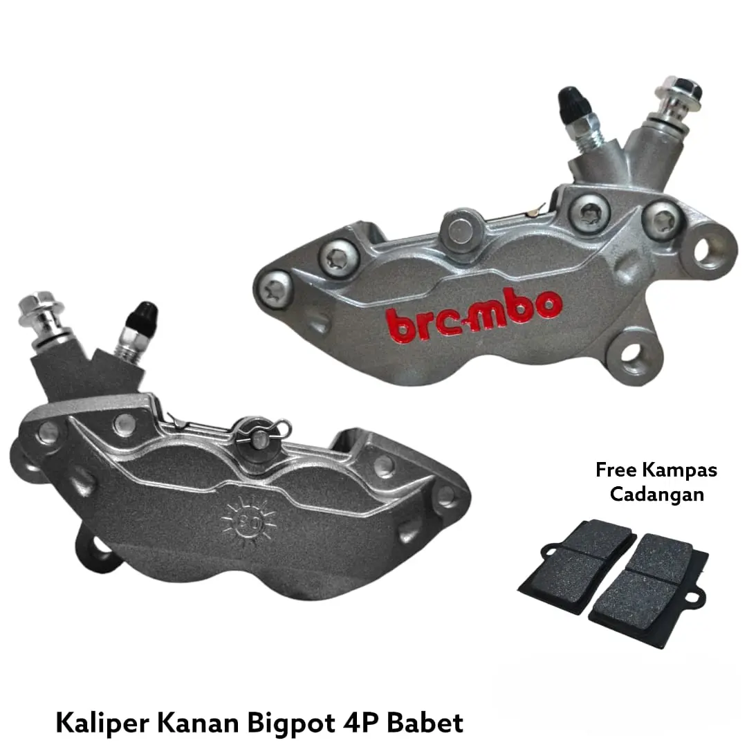 Kaliper Bremb0 4 Piston Axial Import Universal Caliper 4P Premium Variasi Motor Termurah Grosir