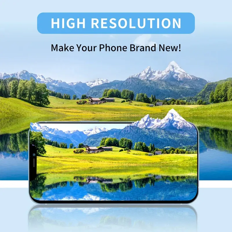 LCD OLED, AAA, dành cho iPhone X, XR, XS Max, iPhone 11, 12, 13, Pro Max, 13 Mini, 14 Plus và 15, Lắp ráp số hóa màn hình hiển thị 3