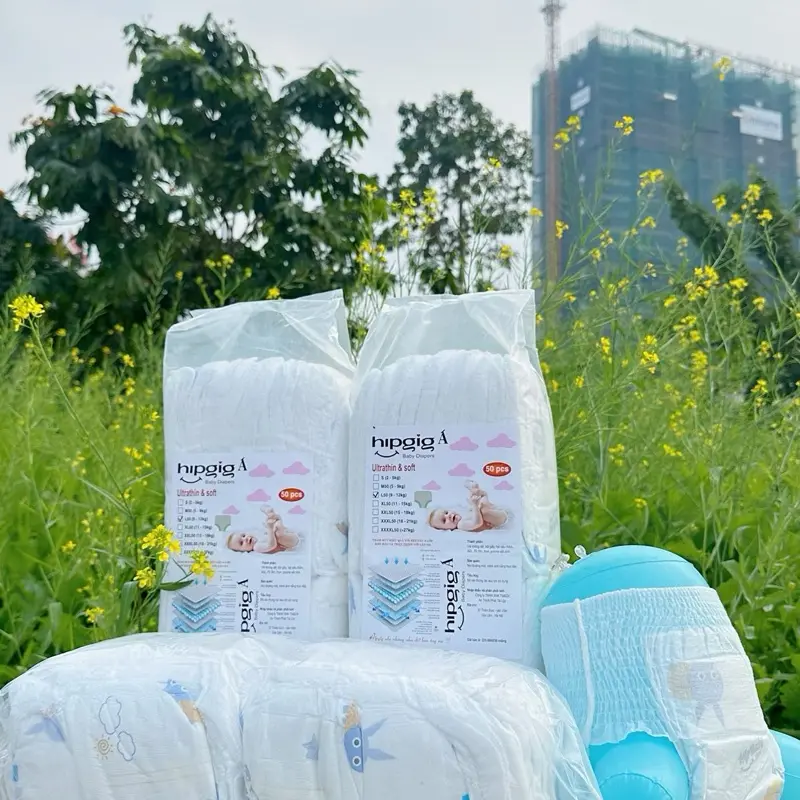 Combo 3 bịch (150 miếng) bỉm quần Hip đủ size cho bé 6