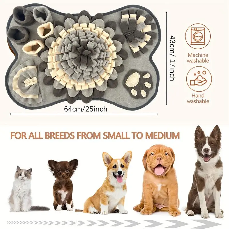 Dog Sniffing Mat, Pet Sniffing Pad, Pet Sniffing Mat for Indoor, Pet Supplies, Indoor Dog Walking Device 1