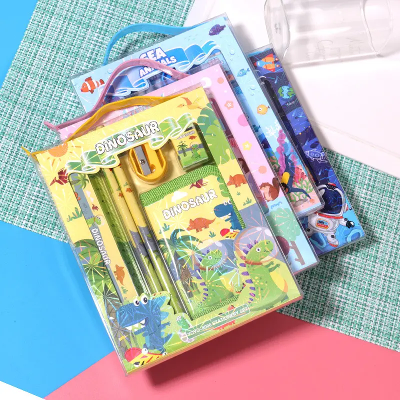 KP126 - SET STATIONERY ANAK ALAT TULIS 6 IN 1 ALAT TULIS SEKOLAH PERLENGKAPAN SEKOLAH SET ALAT TULIS PERALATAN SEKOLAH LENGKAP Peralatan 6