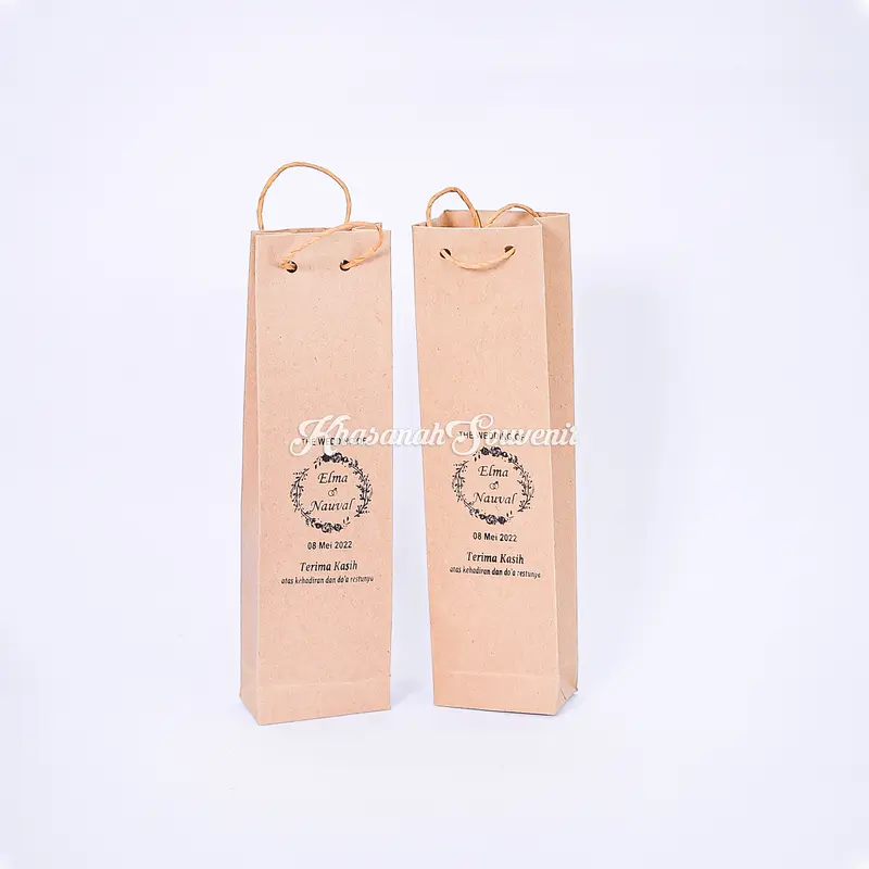 50pcs paperbag / tas kertas custom sablon kemasan souvenir dll 1