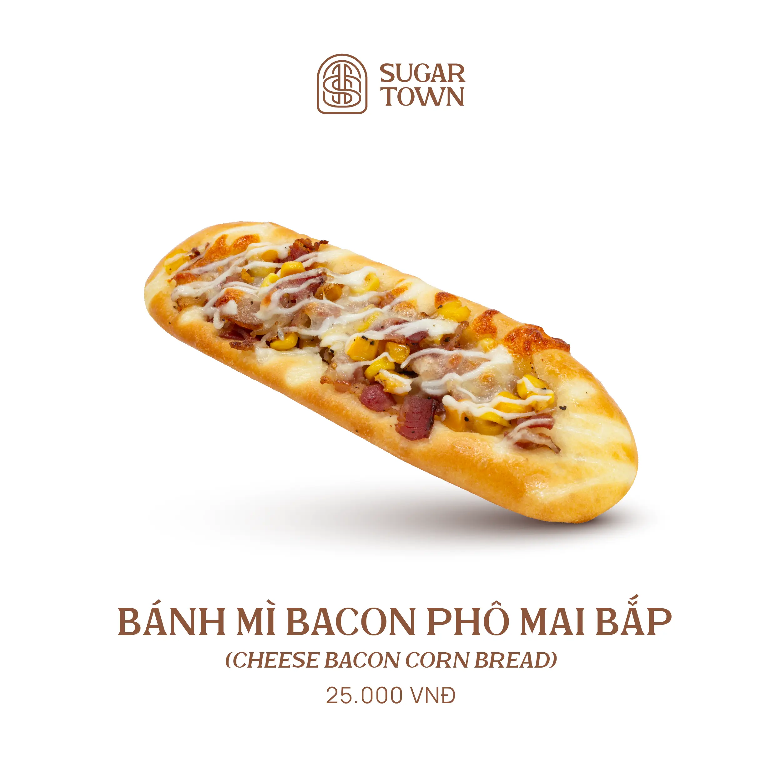 Bánh mì bacon phô mai bắp Sugar Town