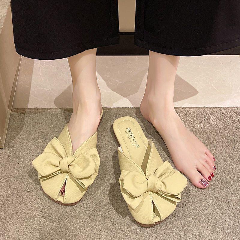Product Introduction of Dép Nữ, Đế Chống Trượt, Mềm Mại, Có Nơ, Thời Trang, Giày Dép 8