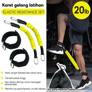 Bettersport Resistance Bands Yoga One Set Power Resistance Set Tali Pembantu Fitness Gym Power FREE TAS
