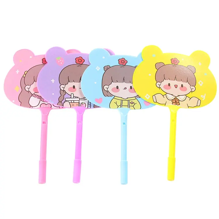 Pulpen Kipas Karakter Pena Kipas Motif Boneka Souvenir Lucu Import COD Stationery Tinta Biru 908 Alat Tulis