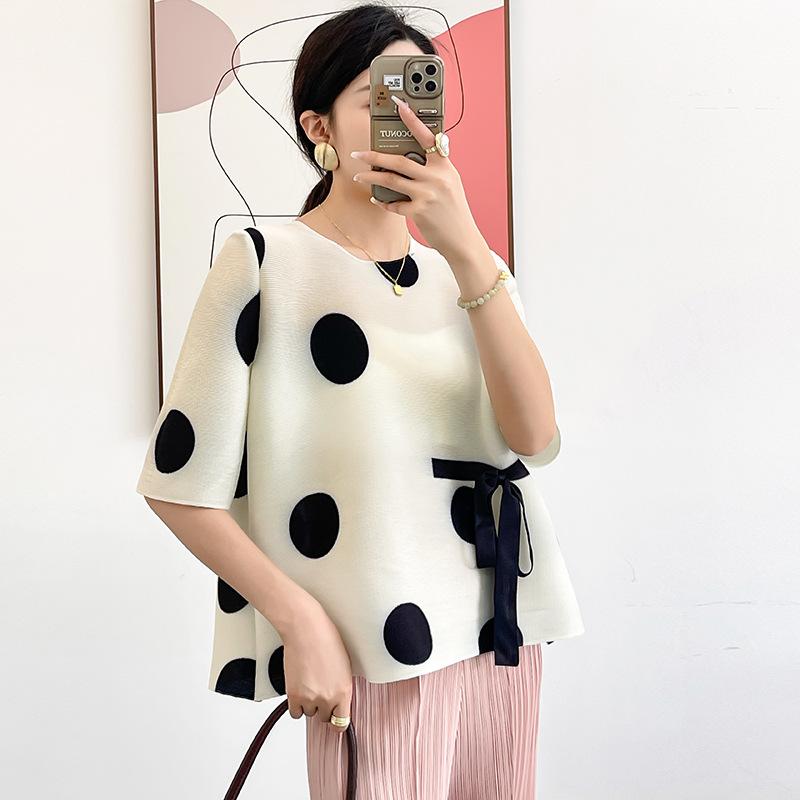 LAUP CLOTHING - ÁO LÒ XO LI NHUYỄN CHẤM BI FREESIZE ĐẾN 70KG 2
