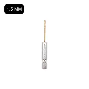 EELIC MAO-BOR isi 1pcs Mata Bor Power Drill Steel Titanium Hex Shank Terdapat 13 ukuran yaitu 1.5MM,2MM,2.5MM,3MM,3.2MM,3.5MM,4MM,4.5MM,4.8MM,5MM,5.5MM,6MM,6.5MM