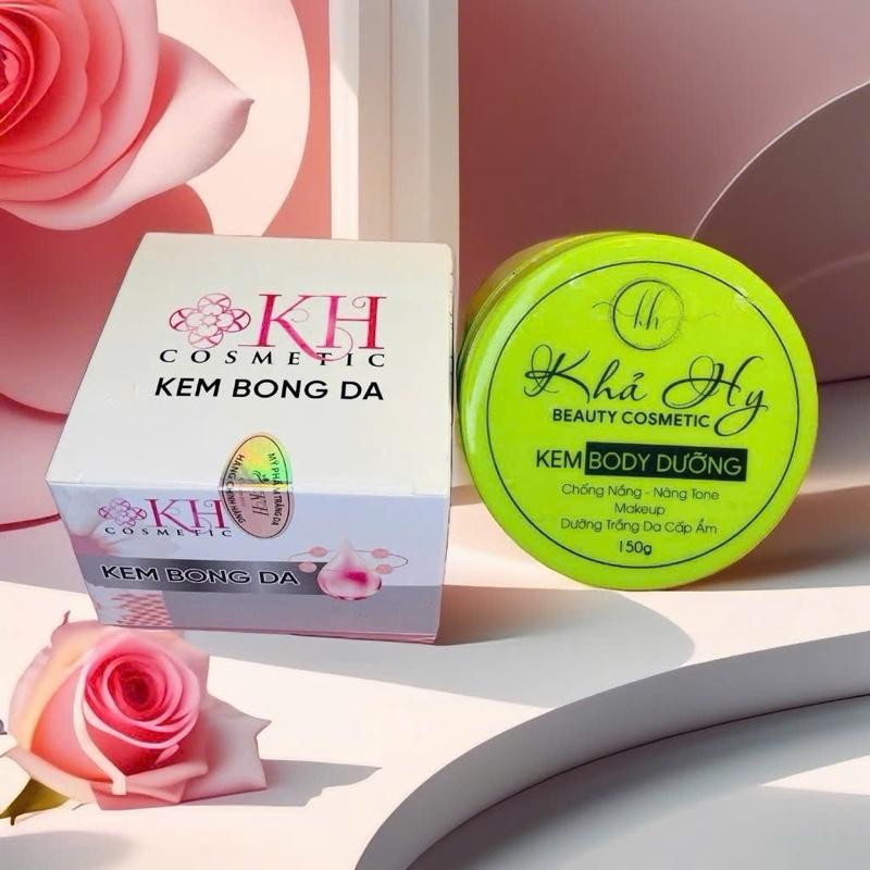 KH COSMETIC Combo Kem Bong Da & Kem Body Dưỡng