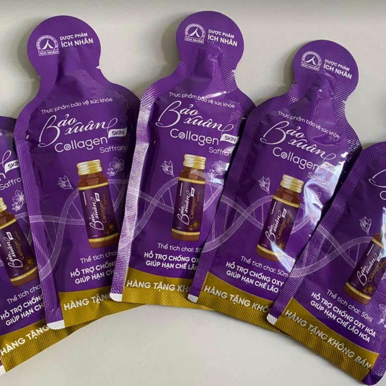 Nước Uống Bổ Sung Collagen Saffron Giúp Da Căng Mịn, Chống Lão Hóa, Dưỡng Trắng Da 0