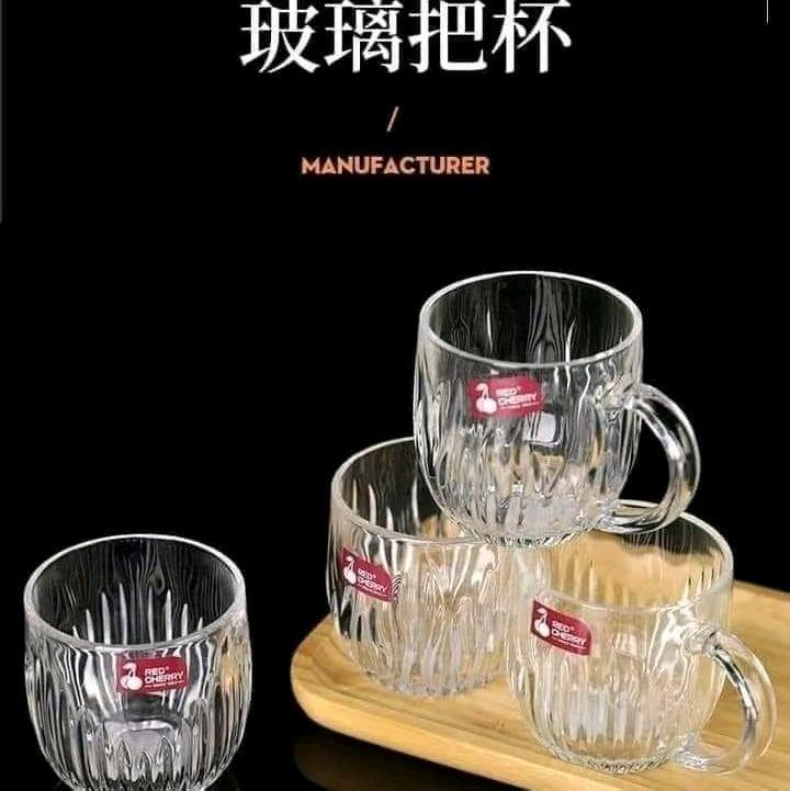 bộ ly cherry thủy tinh dung tích 280ml 2