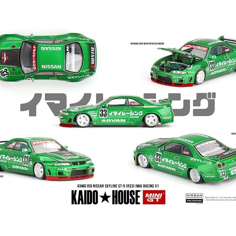 Xe Mô Hình Kaido House Nissan Skyline GT-R R33 Imai Racing V1