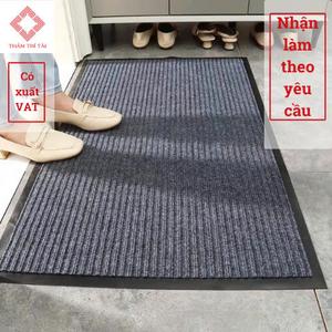 Thảm chùi chân Nỉ đế Cao Su 50x80cm chống trơn trượt siêu bền