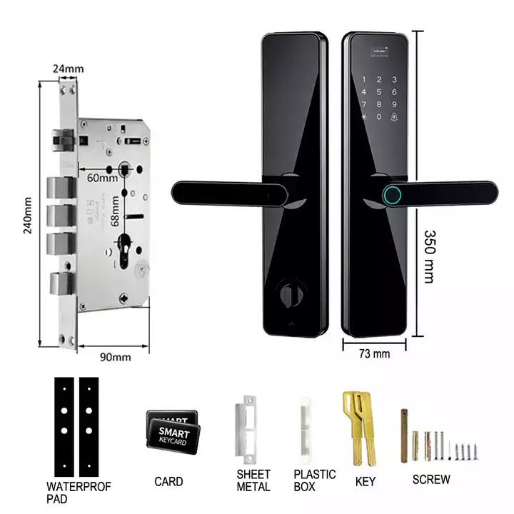 Khóa vân tay Tuya smart life E9B + Chuông Cửa + Tạo Ngữ Cảnh Automation 5