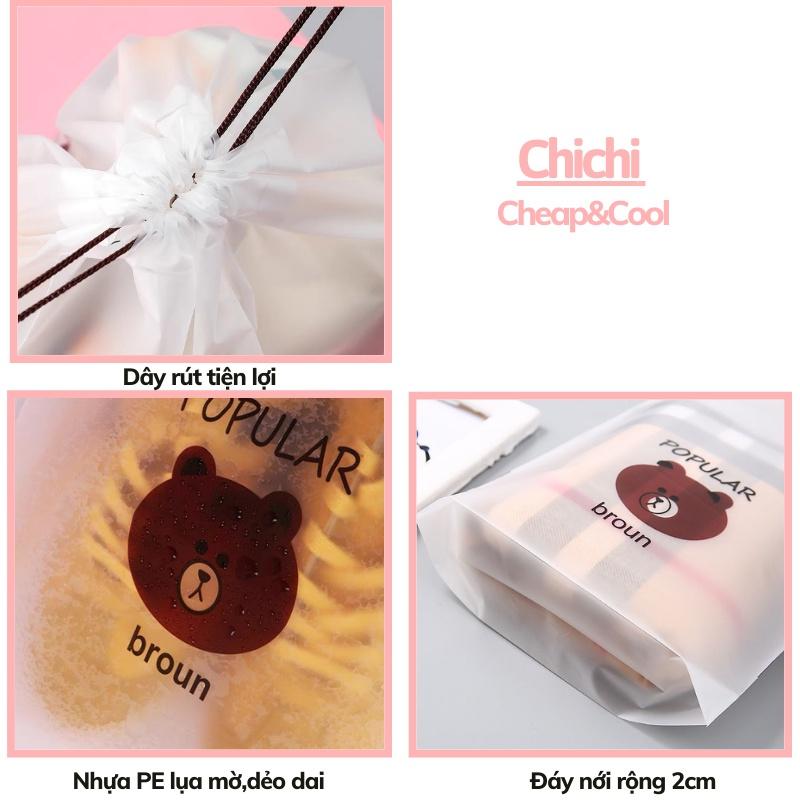 Túi dây rút đựng đồ mỹ phẩm trang điểm giầy dép quần áo cá nhân chống nước ChiChi TCN02 2