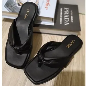 Sandal Wanita Platform Sandal Jepit Pull Busa Hak 3 cm