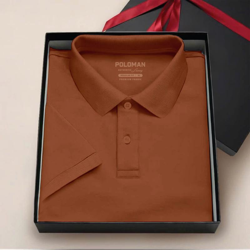 Áo Phông Polo trơn nam cổ bẻ BASIC CVC vải cá sấu sang trọng, lịch lãm, thoáng mát Menswear Ngắn Tay 9