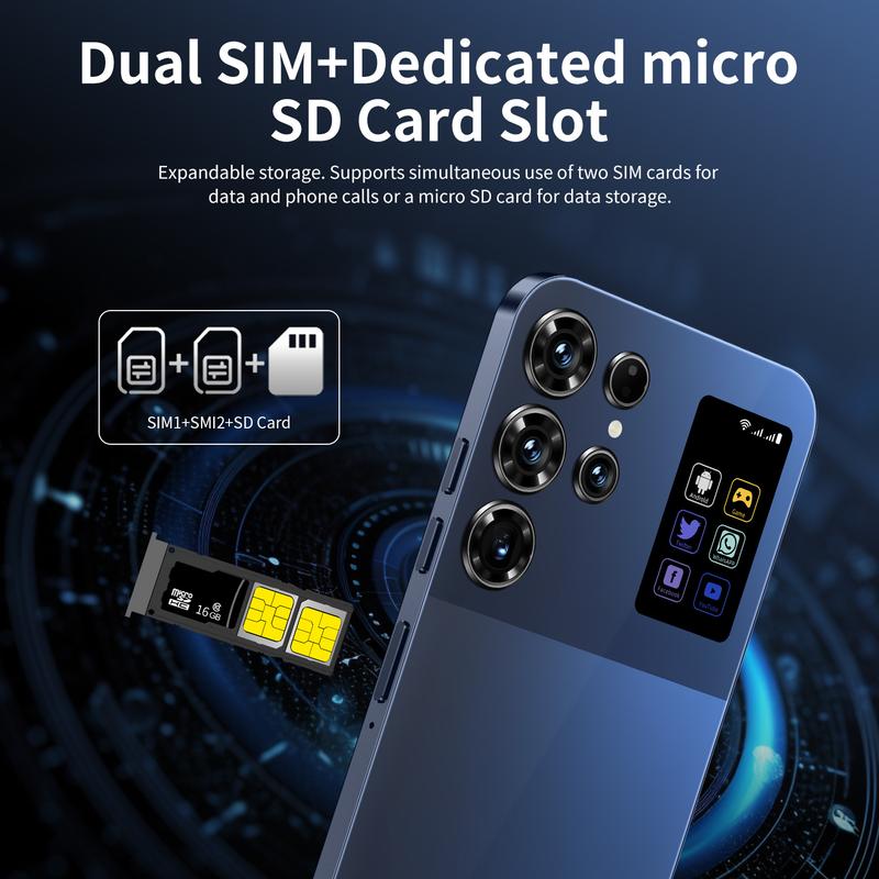 Product Introduction of 2025 S25 Unlock Smartphone 6.6HD Phone Dual SIM Card Phone 7800mAh Android 14 Original Phone Limited Time Discount Phone mobile  phone touch  screen black  phone backup  phone affordable  smartphone s mar phone hot  40  pro s25  series 13