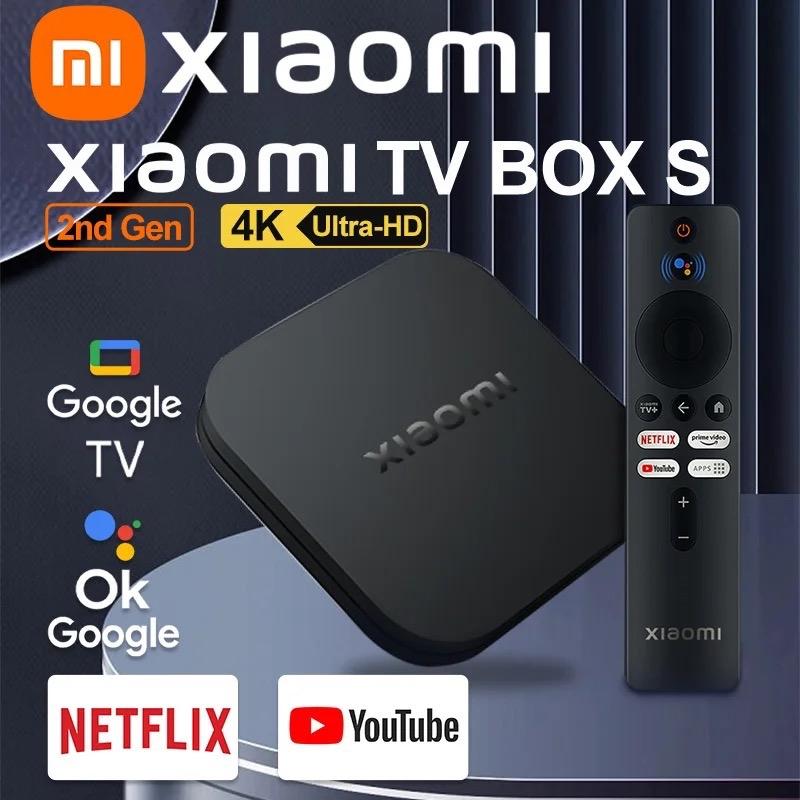 Xiaomi TV Box S Gen 2 phiên bản quốc tế Dolby Vision thế hệ thứ 2 Google Assistant HDR10 + 4K Ultra HD Trình phát đa phương tiện trực tuyến