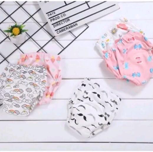 Combo 5 Quần Bỏ Bỉm BaBy Quần Tập Luyện Trong Giai Đoạn Tập Bỏ Bỉm Cho Bé Trai Bé Gái size 3-22kg quả bơ bim chobe vải giặt được tã