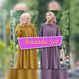 Amanda Setelan Kulot Polos Baju Muslim Wanita Dewasa Celana Panjang Melar Nyaman Amanda Setelan Kulot Polos Baju Muslim Wanita Dewasa Celana Panjang Melar Nyaman