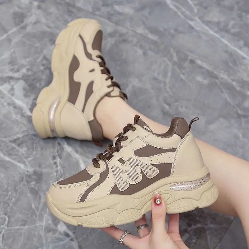 Giày thể thao nữ nâng đế 8 phân - Thương hiệu uy tín - Shoes 4