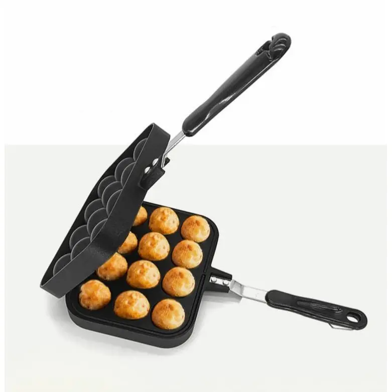 Takoyaki Double Pan Octopus 12 lubang Kitchenware