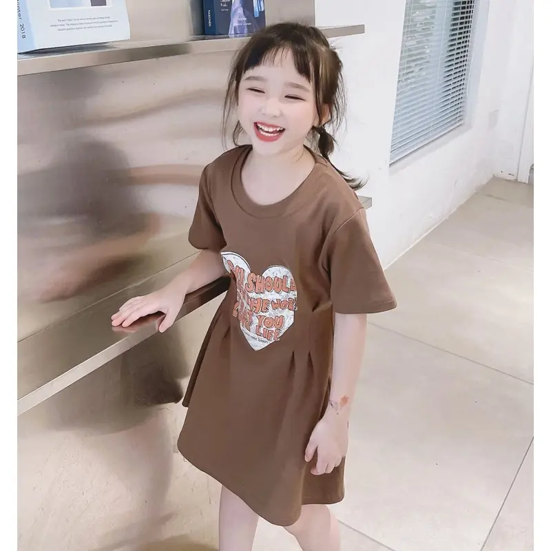 Trang Phục Mùa Hè, Phong Cách Hàn Quốc, Thường Ngày, Thiết Kế Tình Yêu Tiếng Anh, Quần Áo Mẹ Và Con, Cạp Cao, Váy Mẹ, Phong Cách Hợp Xu hướng Thích Hợp Cho Trang Phục Mẹ Và Con 8