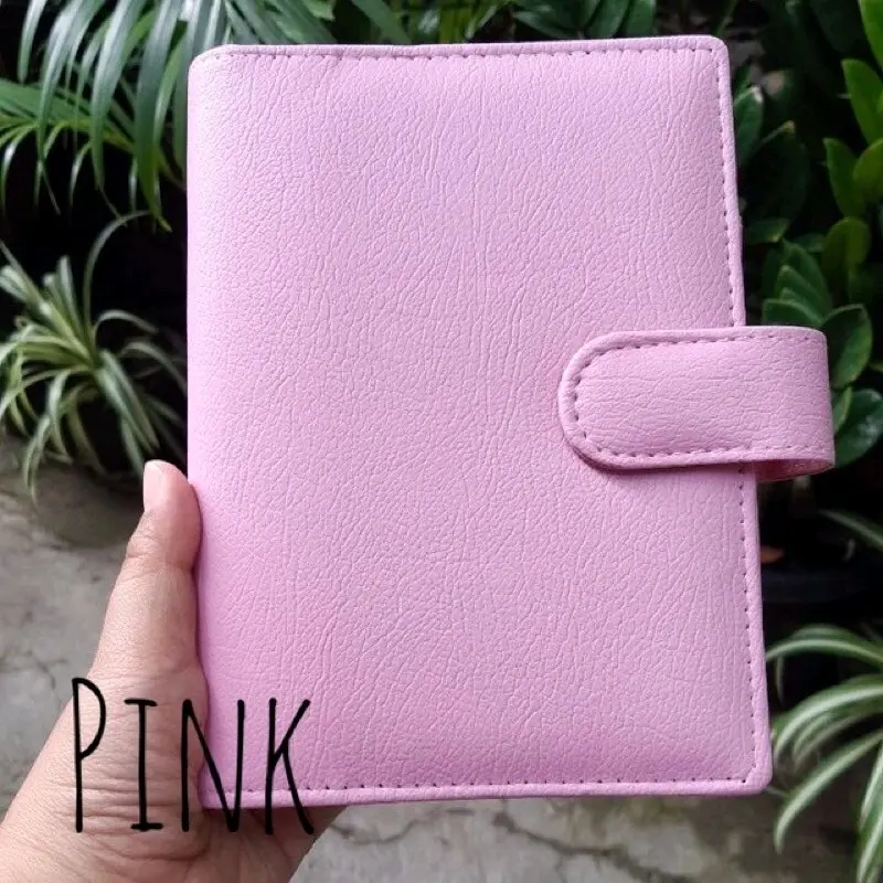 Binder A6 Ring 6 Financial Planner Budgeting Keuangan Loose Leaf Zipper Lock Sinking Funds Tantangan Target Menabung Catatan Keuangan Casflow 2