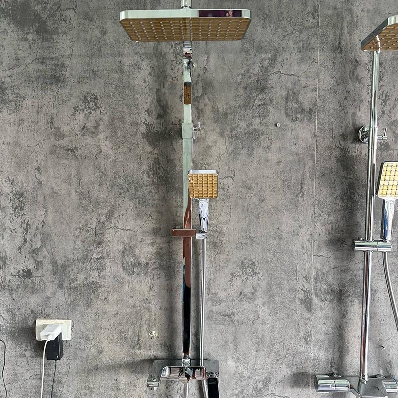  Sen Cây Alaviar AL-045V Thân Đồng Vuông QĐ Cao Cấp Phù Hợp Sử Dụng Dưới Áp Nước Thấp buồng tắm vòi hoa sen 