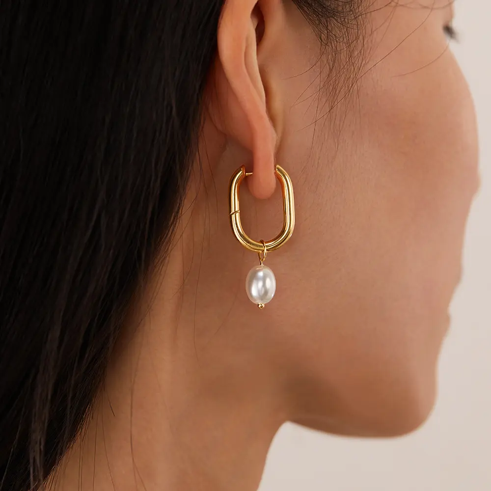 Titanium Steel Premium Design Temperament Earrings-Basjoo Studio