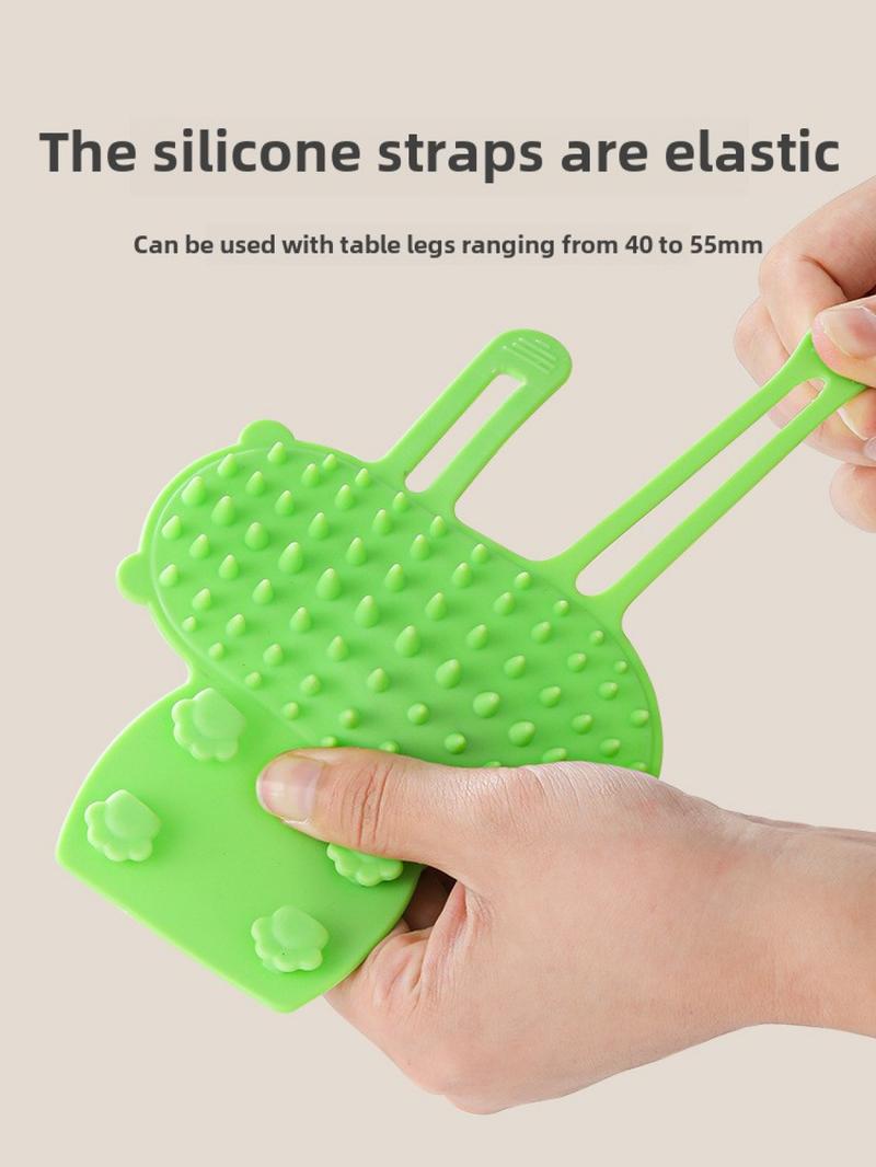 Product Introduction of Multifunctional Cat Scratching Tool Pet Scratching Tool Silicone Cat Toy Scratching Corner Table Strap Toys Cats Pet Toy 19