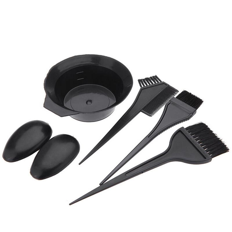 Product Introduction of 5Pcs Hairdressing Brushes Bowl Combo Salon Hair Color Dye Tint DIY Tool Set Kit 14