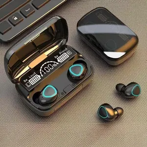 headset bluetooth bass M10 earphone tws Headphone Blutooth Nirkabel Kontrol Sentuh Headset Tahan Air 9D Hifi Kualitas Earbud Dengan LED Display Untuk Bekerja Perjalanan Olahraga x55 earphone bluetooth undefined sound 50 inch undefined undefined undefined