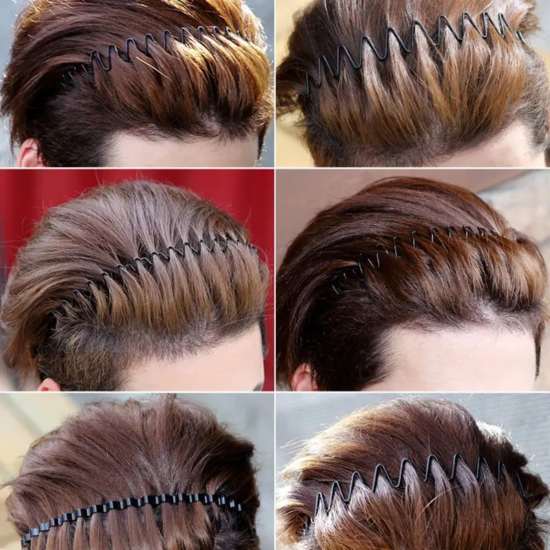 2025 Headband for Men and Women, Korean Style, Internet Celebrity Sports Invisible Headband, Face Washing, Japanese Style, Non-slip Trendy Men's Hair Clip