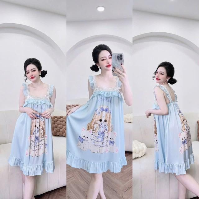 Product Introduction of Đầm cánh tiên có kèm quần lụa latin 40_65 kg 4